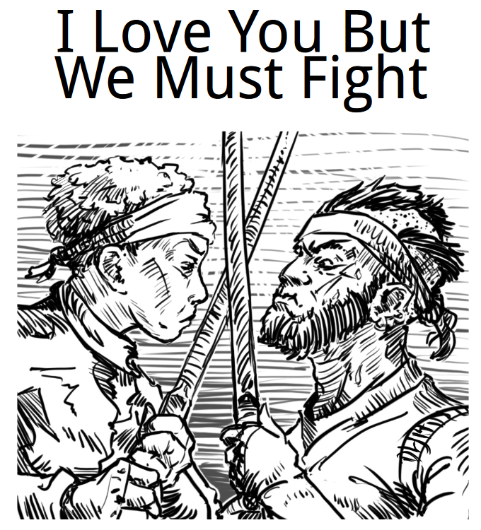 I Love You But We Must Fight Cover Image